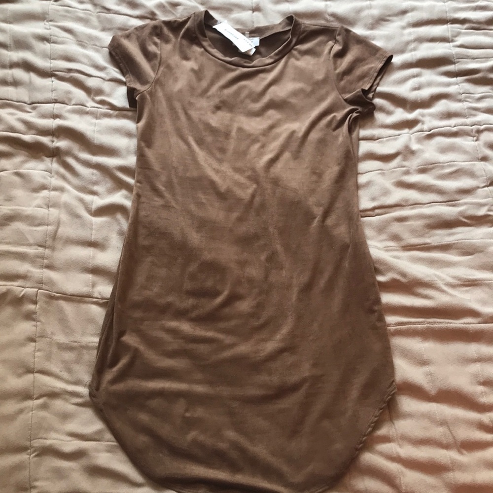 Mocha Suede Dress! NWT‼️